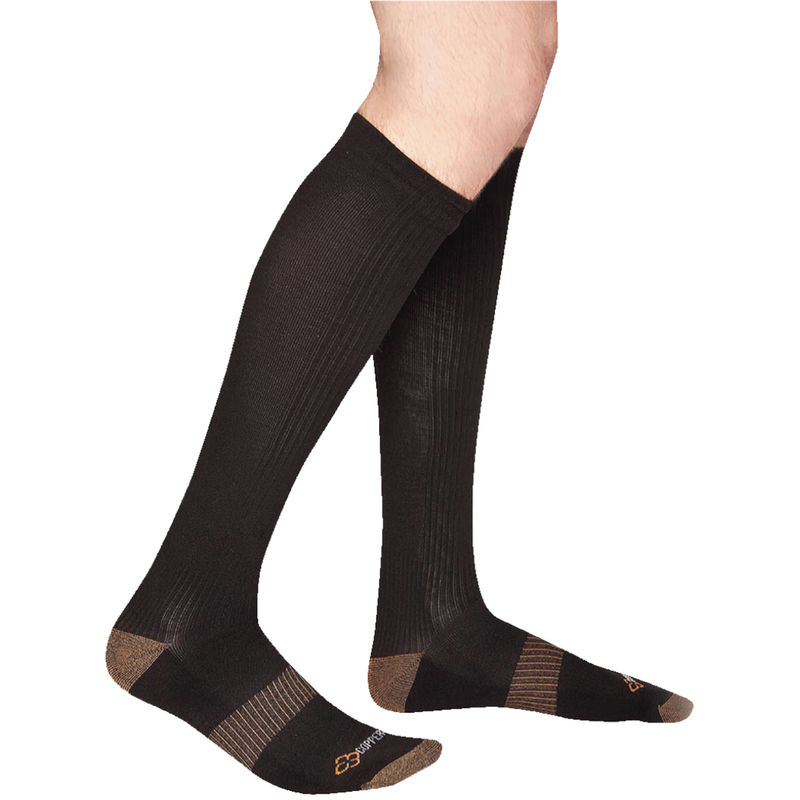 Copper88 Men's Knee Socks - Size 8-11 - Form Fitting