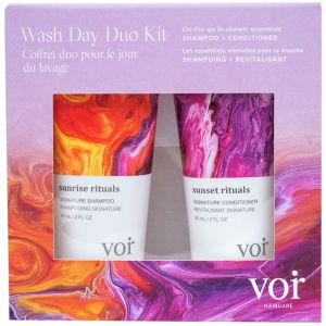 Voir Haircare Wash Day Duo Kit - On-the-go In-Shower Essentials