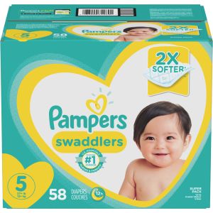 Pampers Swaddlers Diapers Size 5 - 58 Count