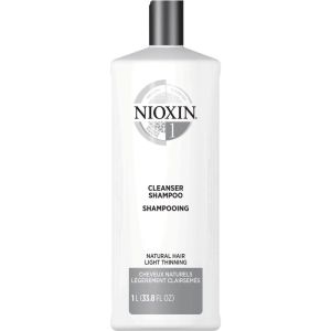 Nioxin System 1 Cleanser Shampoo - Natural Hair Light Thinning 1 L