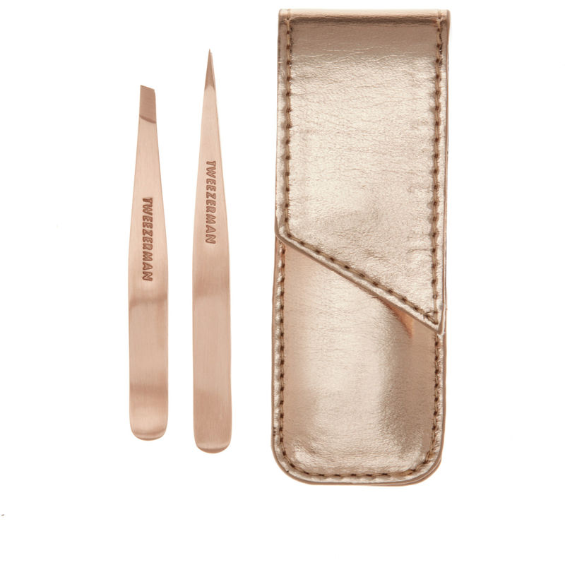Tweezerman Rosegold Petite Tweeze Set - Precision Brow Shaping Tools