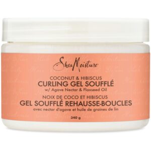SheaMoisture Coconut & Hibiscus Curling Gel SoufflÃ© Leave-in Conditioner for Thick, Curly Hair - 340g