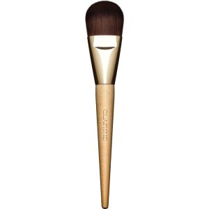 Clarins Foundation Brush - Ultra-Soft Synthetic Fibers for Smooth & Luminous Complexion