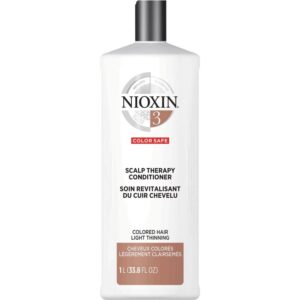 Nioxin System 3 Scalp Therapy Conditioner for Colored Hair with Light Thinning - 1L