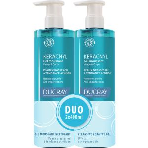Ducray Keracnyl Foaming Gel Duo 1 Set