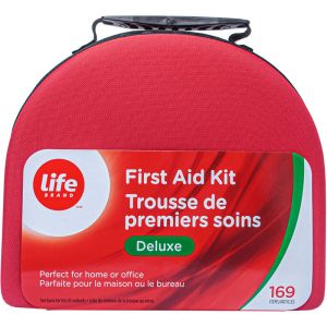 Life Brand Deluxe First Aid Kit 169 Items - Premium Home and Office Emergency Kit