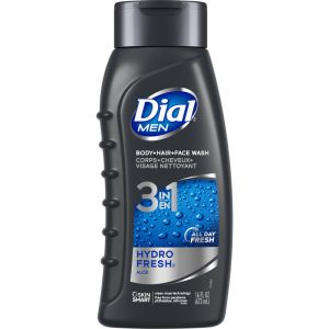 Dial Men Hydro Fresh 3in1 Hair+Body+Face Wash 473mL