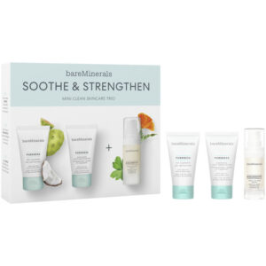 BareMinerals Soothe & Strengthen Mini Clean Skincare Trio
