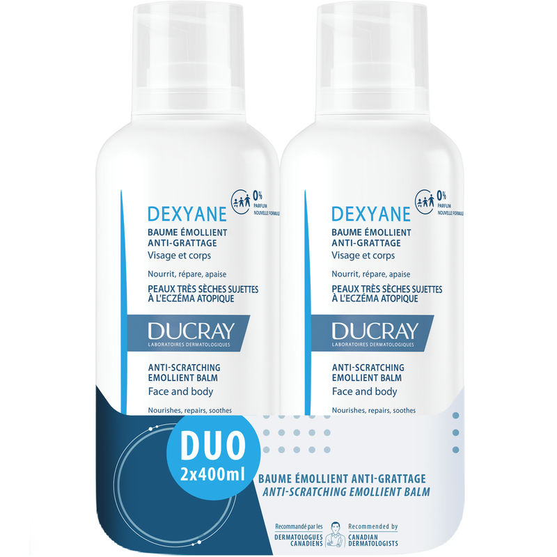 Ducray Dexyane Anti-Scratching Emollient Balm Duo Set