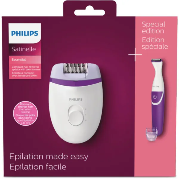 Philips Satinelle Corded Compact Epilator and Bikini Trimmer