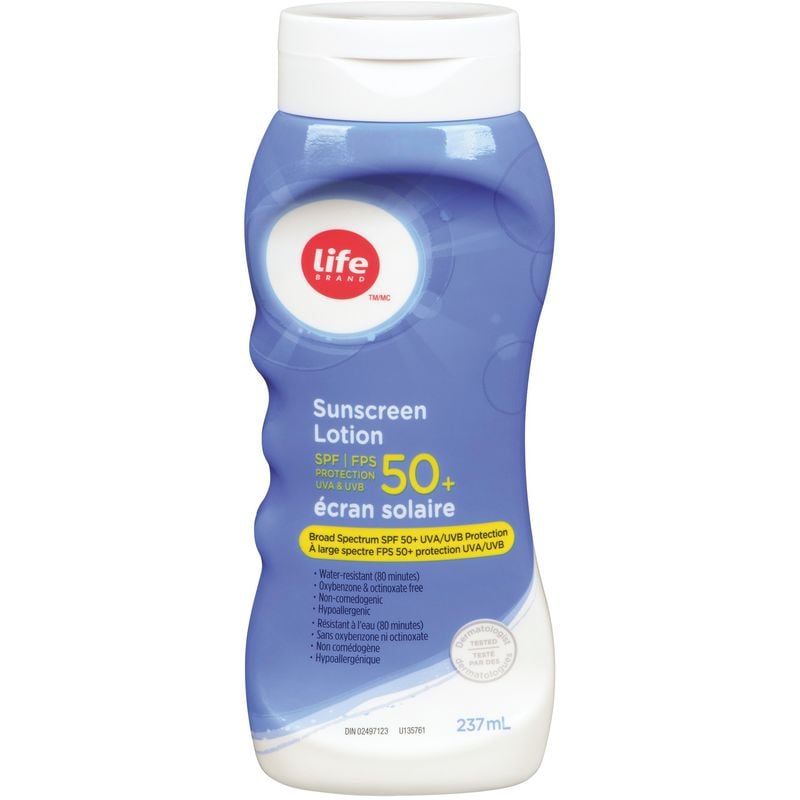 Life Brand Sunscreen Lotion SPF50+ - Broad Spectrum UVA/UVB Life Brand Sunscreen Lotion SPF50+ - Broad Spectrum UVA/UVB