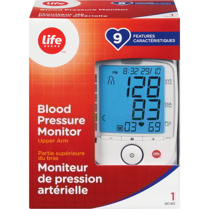 Life Brand LB Blood Pressure Monitor 9 - Upper Arm