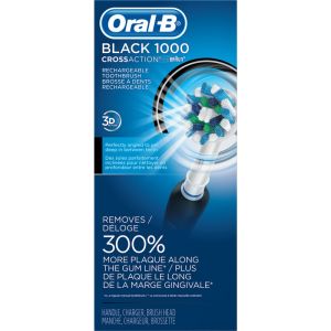 Oral-B 1000 CrossAction Electric Toothbrush, Black
