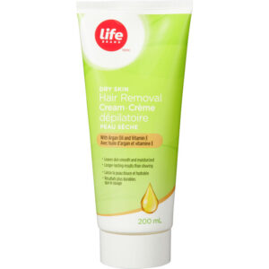 Life Brand Hair Removal Cream Dry Skin 200 mL