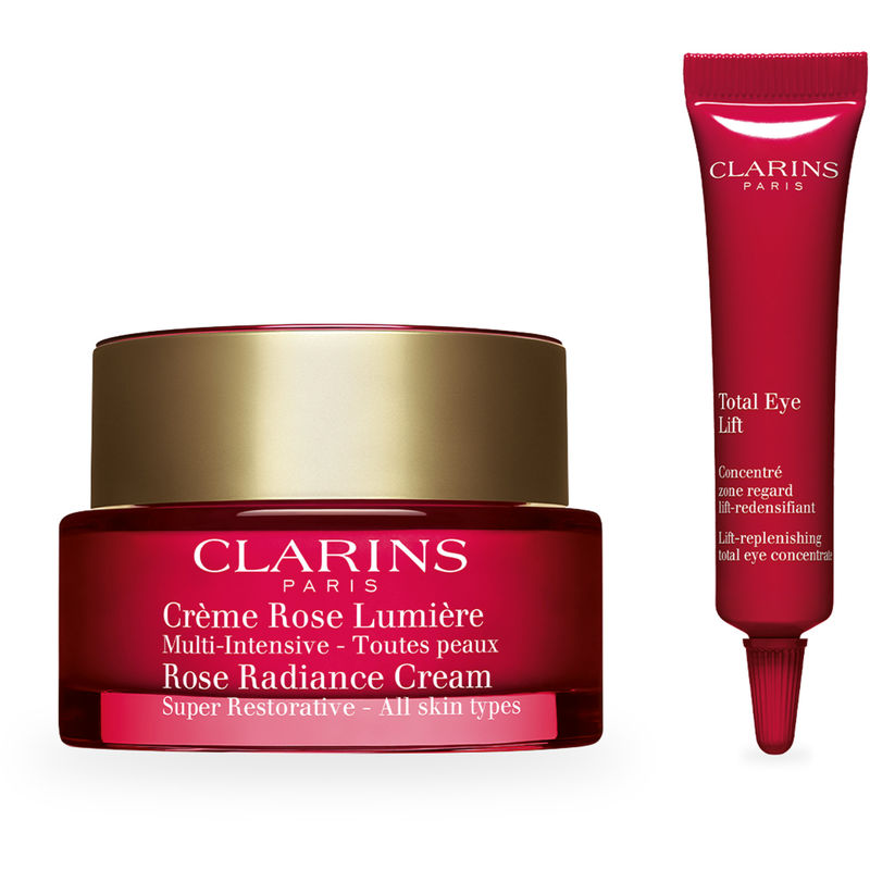 Clarins Glowing Duo Rose Radiance Routine Set