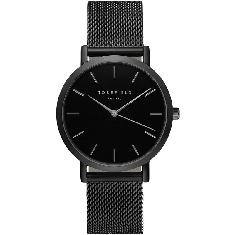 Rosefield Mercer Fashion Watch - Stainless Steel Mesh Strap