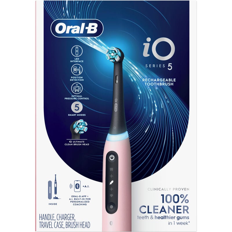 Oral-B IO Series 5 Electric Toothbrush With 1 Brush Head, Rechargeable ...