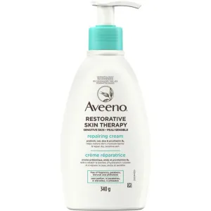 Aveeno Restorative Skin Therapy Repairing Cream 340g - Soothes and Repairs Dry, Sensitive Skin