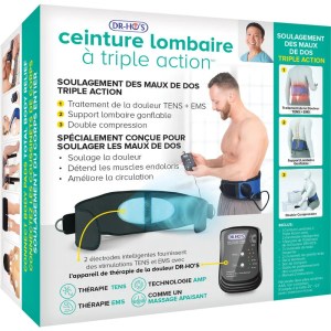 DR-HO'S Triple Action Back Belt with TENS Technology