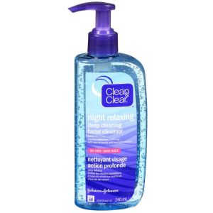 Clean & Clear NIGHT RELAXING Deep Cleaning Face Wash