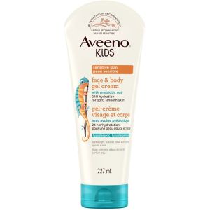 Aveeno Kids Face & Body Gel Cream For Sensitive Skin 227 ML
