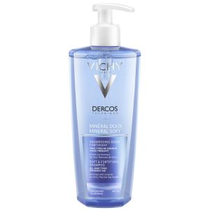 Vichy Dercos Mineral Soft Shampoo - All Hair Types 400 mL
