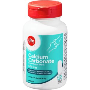 Life Brand Calcium Carbonate 500mg Tablets