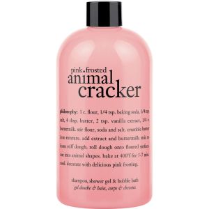 Philosophy Pink Frosted Animal Cracker Shampoo, Shower Gel & Bubble Bath 480 mL