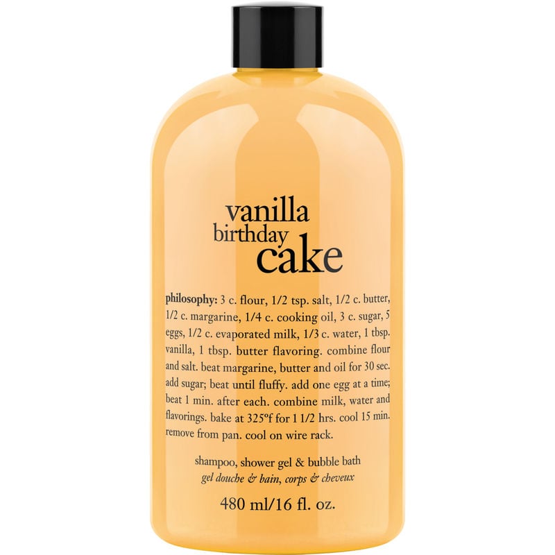 Philosophy Vanilla Birthday Cake Shampoo, Shower Gel & Bubble Bath 480 mL