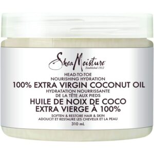 Shea Moisture 100% Virgin Coconut Oil Head to Toe Nourishing Hydration 310 mL