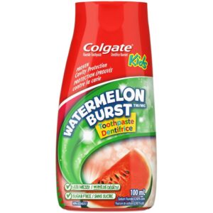 Colgate Kids Watermelon Burst 2-in-1 Toothpaste and Mouthwash