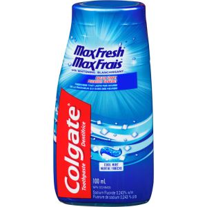 Colgate Max Fresh Liquid Gel 2-in-1 Toothpaste and Mouthwash, Cool Mint 100 ML