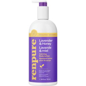 Renpure Lavender & Honey Calming Body Lotion 710 mL - Plant-Based, Sustainable, Animal Test-Free