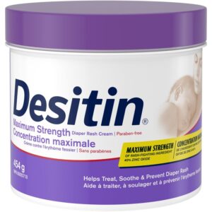 DESITIN Maximum Strength Diaper Rash Cream, Zinc Oxide Cream 454 g