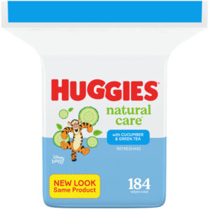 Huggies Natural Care Refreshing Baby Wipes, Scented, 1 Refill Pack 184 Wipes