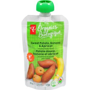 PC Organics PCO Sweet Potato Banana & Apricot 128 mL