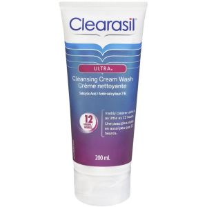 Clearasil Ultra Acne Medication Cleansing Cream Wash 200 mL
