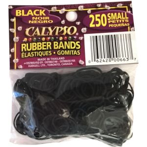 Hollywood Calypso Small Black Elastics 250 Count