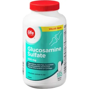Life Brand Glucosamine Sulfate 500mg 360 CPL