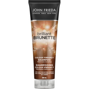 Discover More Vibrant Brunette Hair with John Frieda Brilliant Brunette Colour Vibrancy Shampoo