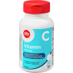 Life Brand Vitamin C 500mg 250 TAB
