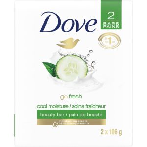 Dove Go Fresh Beauty Bar Cucumber and Green Tea 106g 2ct