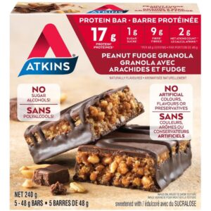 Atkins Peanut Fudge Granola Protein Bar 240 g