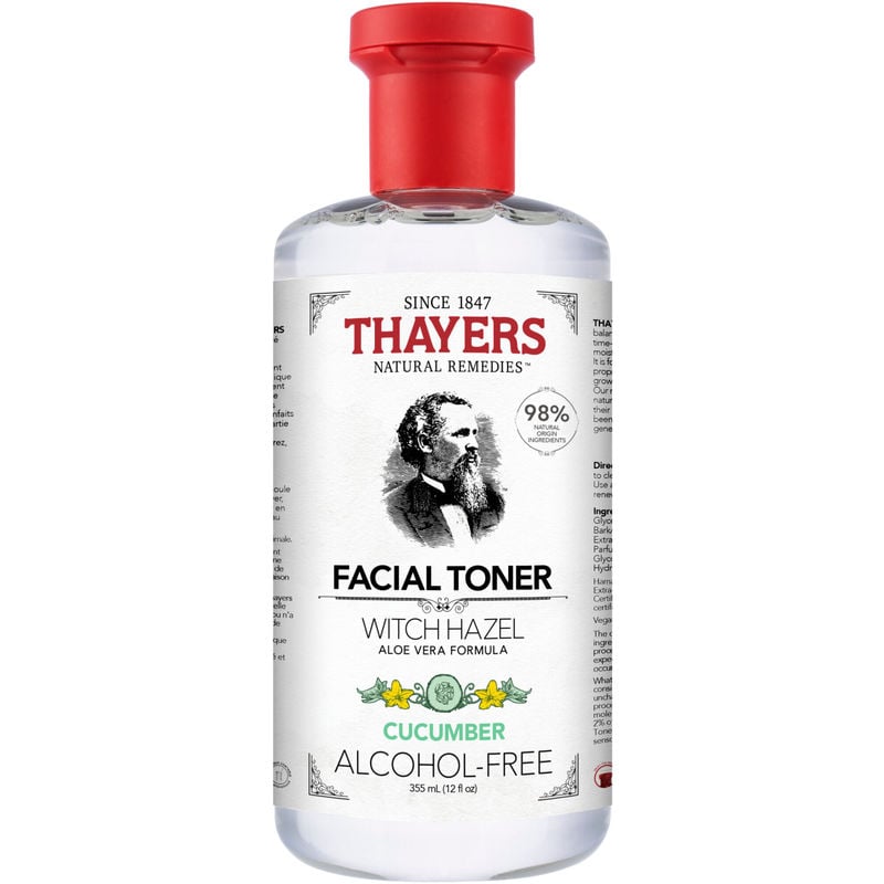 Thayers Cucumber Alcohol-Free Witch Hazel Face Toner with Aloe Vera 355 mL