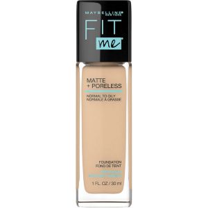 Maybelline Fit Me Matte + Poreless Liquid Foundation Makeup - Natural Beige 220