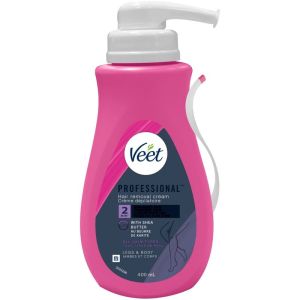 Veet Professional Hair Removal Cream for Coarser Hair, All Skin Types - 400 ML
