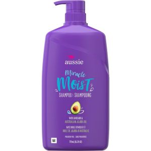 Aussie Miracle Moist Shampoo w/ Avocado & Jojoba Oil For Dry Hair, 778 mL