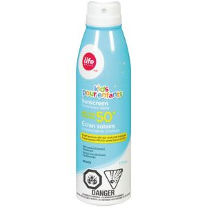 Life Brand Kids SPF50+ Continuous Spray 177mL