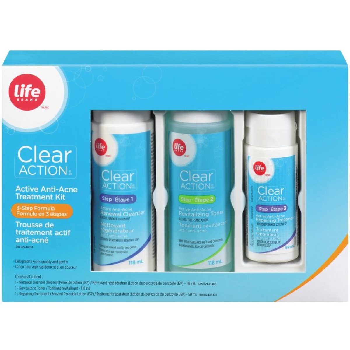 Life Brand 3 Step Acne Kit 295 mL - CTC Health