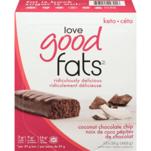 Suzie's Coconut Chocolate Chip Keto-Friendly Snack Bars